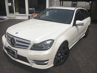 メルセデスベンツ Cクラスワゴン C200ワゴンブルーEF　AVG　AMGスポーツパッケージプラス